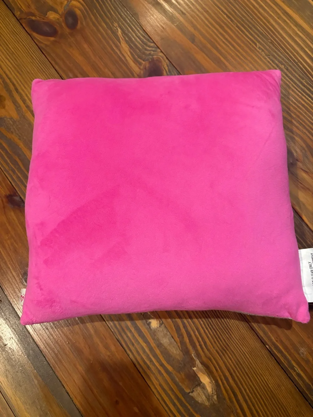 Justice Reversible Sequin Heart Pillow in Hot Pink & Lime